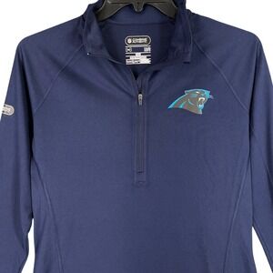 Carolina Panthers Under Armour Pullover Womens L 1/4 Zip NFL Combine Sportcore